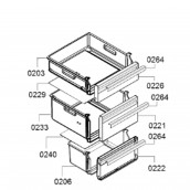 Tiroir supérieur (repère 0233) Tiroir supérieur (repère 0233)