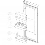 Balconnet à bouteilles (repère 258)