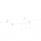 Tuyau d'alimentation arrière (repère 384)