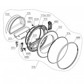 Segment capteur de porte td-75/85 (repère 6886)