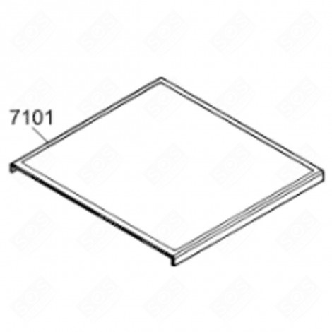 PANNEAU SUPÉRIEUR (7101) MACHINE À LAVER, LAVE-LINGE - 408513