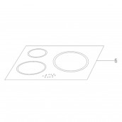 Dessus verre vitro-ceramique