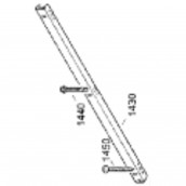 Vis a tôle a six pans (repère 1450)
