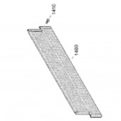 Vis a bois tête bombée (repère 1410)