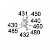 Cache charnière inf.  (repère 485)