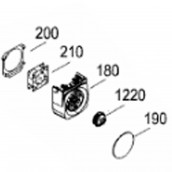 Boitier interrupt. avert. son./ventil (repère 180)
