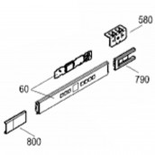 Boitier bandeau de commande (repère 60)