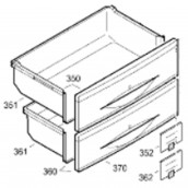 Tiroir sans façade (repère 351)