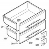 Tiroir complet (repère 350)