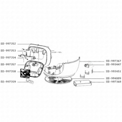 Corps inférieur (repère SS-997367) COOKEO