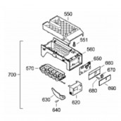 Platine de commande (repère 650)