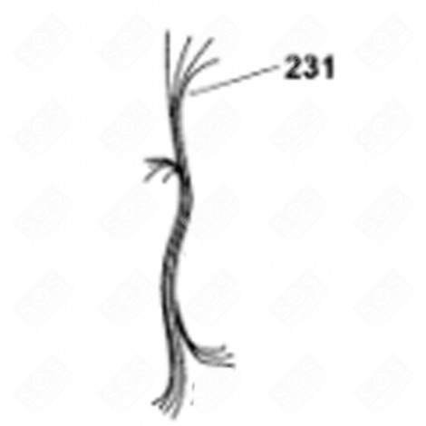 FILERIE THERMISTANCE (REPÈRE 231) MACHINE À LAVER, LAVE-LINGE - 55X7864