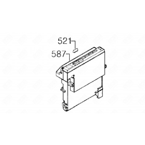 ELECTRONIQUE CONFIGURÉE (REPÈRE 14) LAVE-VAISSELLE - 973911539040015