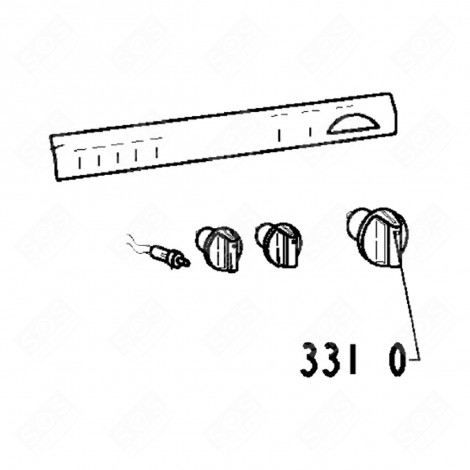 BOUTON DE PROGRAMMATION MACHINE À LAVER, LAVE-LINGE - 481241348272