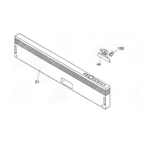 BANDEAU (REPÈRE 21) LAVE-VAISSELLE - 41902292