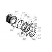 Couvercle cuve wm-75/85.c la070 assy  (repère 7311)