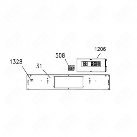 MODULE PROGRAMMÉ REPÈRE 1206 FOUR, CUISINIÈRE - 49033411