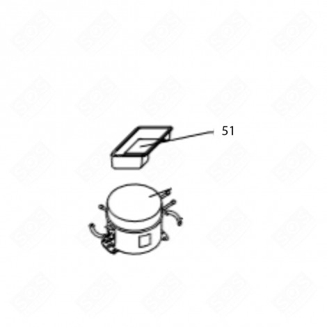 BAC CONDENSATION REPÈRE 51 FRIGO, RÉFRIGÉRATEUR, CONGÉLATEUR - FR001073