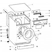 Hublot complet (repère 13) d'origine