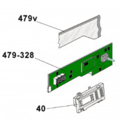 Carte électronique, module programmé de 17/23 à 18/33 (repère 479)