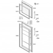 Joint de porte congélateur (repère 204) Joint de porte congélateur (repère 204)