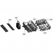 Panier inférieur (repère 243)