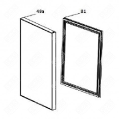JOINT (REPÈRE 81) FRIGO, RÉFRIGÉRATEUR, CONGÉLATEUR - 49107097