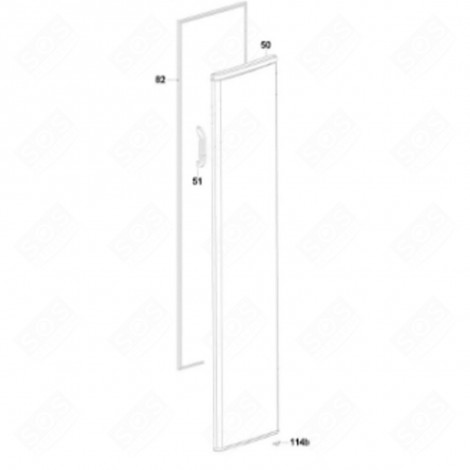 JOINT FRIGO, RÉFRIGÉRATEUR, CONGÉLATEUR - 49024526