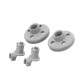 LOT DE 2 ROULETTES D'ORIGINE LAVE-VAISSELLE - 00066320