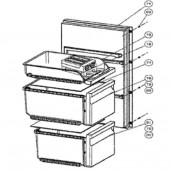 Bac à glaçons (repère 76)
