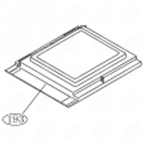 PORTE (REPÈRE 193) FRIGO, RÉFRIGÉRATEUR, CONGÉLATEUR - 49046008