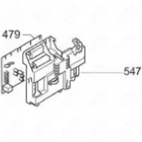 CARTE ÉLECTRONIQUE, MODULE DE PUISSANCE PROGRAMMÉ (REPÈRE 479) MACHINE À LAVER, LAVE-LINGE - 49032972