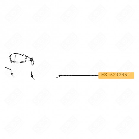 RESSORT DROITE CAFETIÈRE, MACHINE À CAFÉ - MS-624245