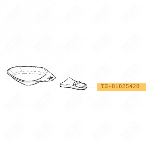 LOT DE 6 POIGNÉES POUR COUPELL RACLETTE, GRIL, WOK - TS-01025420