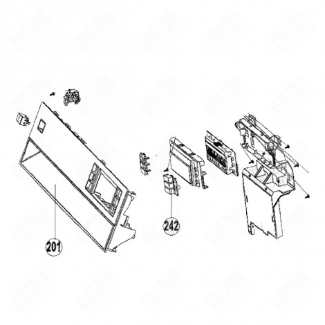 BOUTON REPÈRE 242 LAVE-VAISSELLE - 42079473