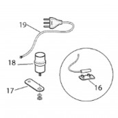 Plaquette de serrage condensateur (repère 17)