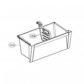 Bac à légumes complet avec plaque (repère 151A) Bac à légumes complet avec plaque (repère 151A)