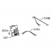 Câblage programmateur, sélecteur (repère 518b)