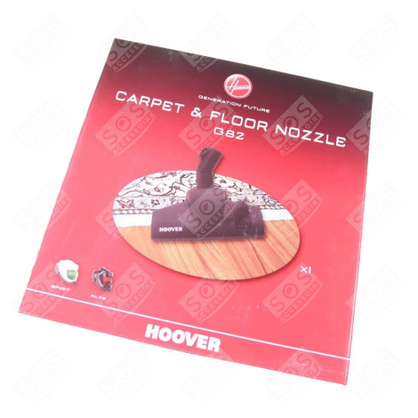 BROSSE 2 POSITIONS AVEC ROULETTES G58 ASPIRATEUR - 09200825