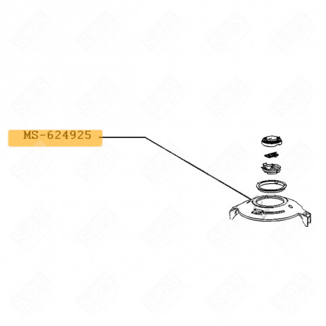 BAGUE VERROU NESPRESSO VERTUO NEXT CAFETIÈRE, MACHINE À CAFÉ - MS-624925