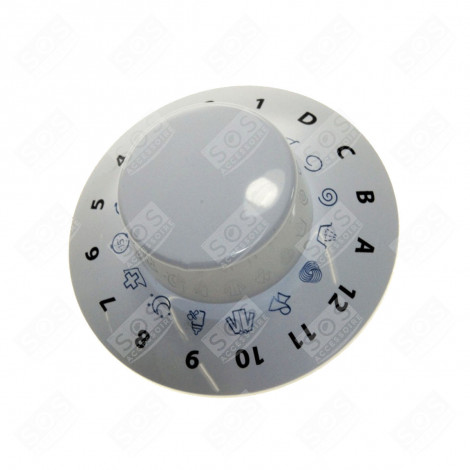 BOUTON PROGRAMMATEUR D'ORIGINE MACHINE À LAVER, LAVE-LINGE - C00267555, 482000030860