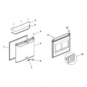 Porte de freezer (repère 5)