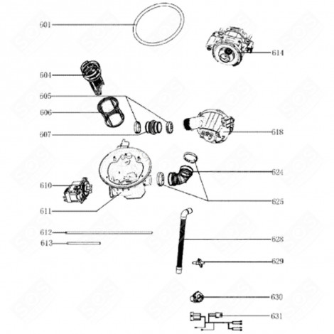 SONDE (REPÈRE 629) LAVE-VAISSELLE - 55233