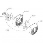 Interrupteur lampe (repère 1063)