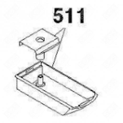 BAC À LESSIVE, BAC À DÉTERGENT (REPÈRE 511) MACHINE À LAVER, LAVE-LINGE - 41020587