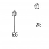 Manette commutateur (repère 635)