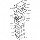 Bac congélation inférieur (repère 297337) Bac congélation inférieur (repère 297337)