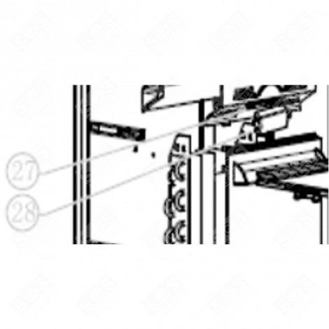 CARTE INVERTER (REPÈRE 28) FRIGO, RÉFRIGÉRATEUR, CONGÉLATEUR - FR004918