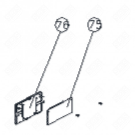 CARTE DISPLAY (REPÈRE 75) FRIGO, RÉFRIGÉRATEUR, CONGÉLATEUR - FR005511