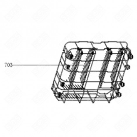 PANIER INFERIEUR LAVE-VAISSELLE - LA000531, 12976000001464